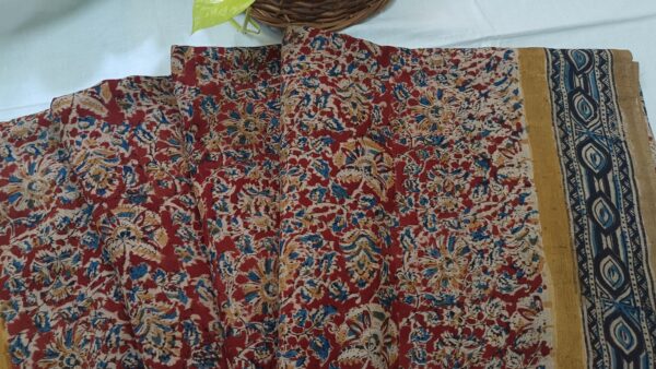 Chennur Silk Kalamkari Saree - Image 4